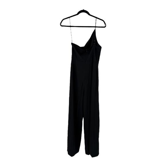 Petal & Pup jumpsuit Leyton black one shoulder size 6 - Picture 4 of 7